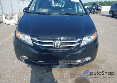 2014 Honda Odyssey Touring/Touring Elite from USA, damaged, VIN 5FNRL5H98EB133807